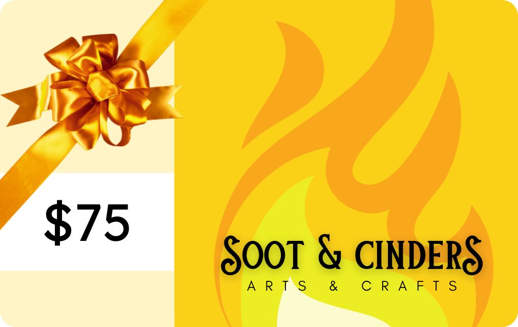 $75 gift card for Soot & Cinders