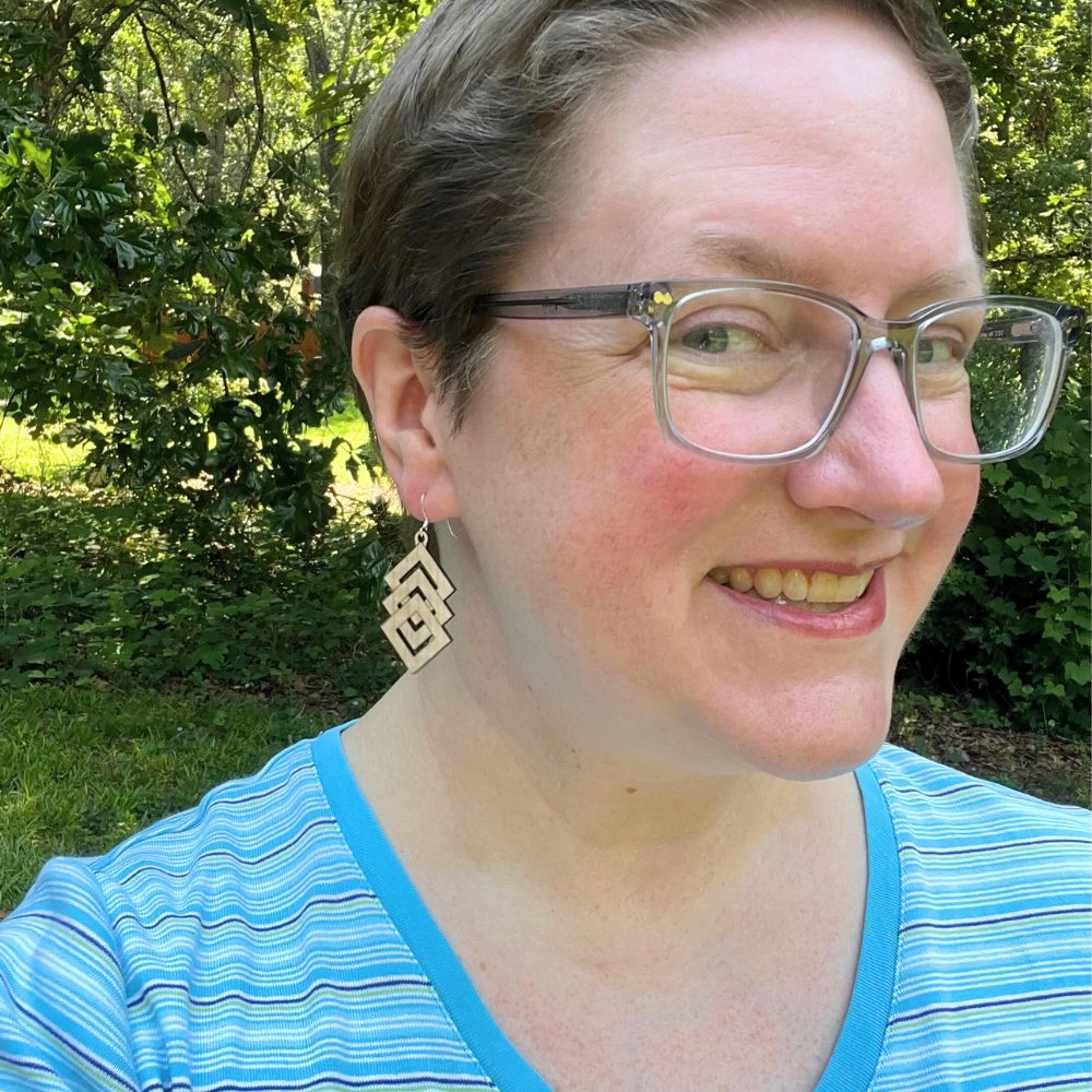 Descending Diamonds | Curly Maple Wood Sterling Silver Earrings