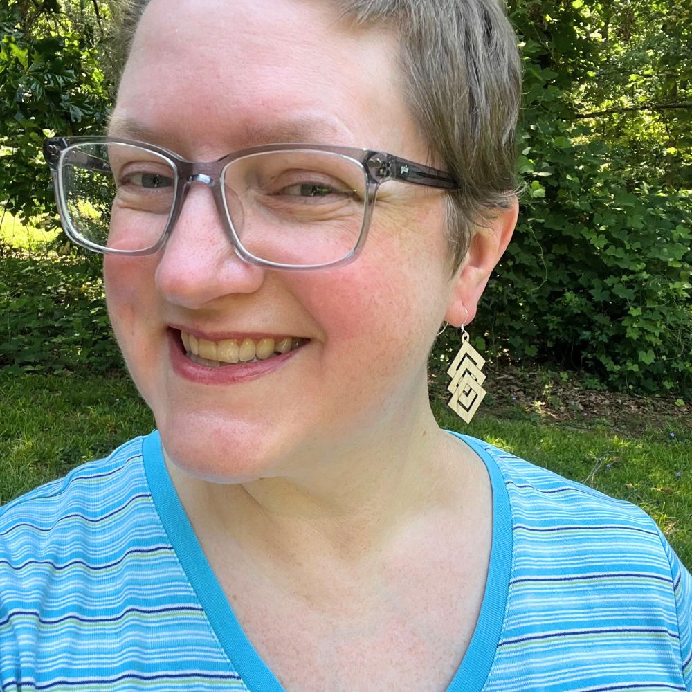 Descending Diamonds | Curly Maple Wood Sterling Silver Earrings