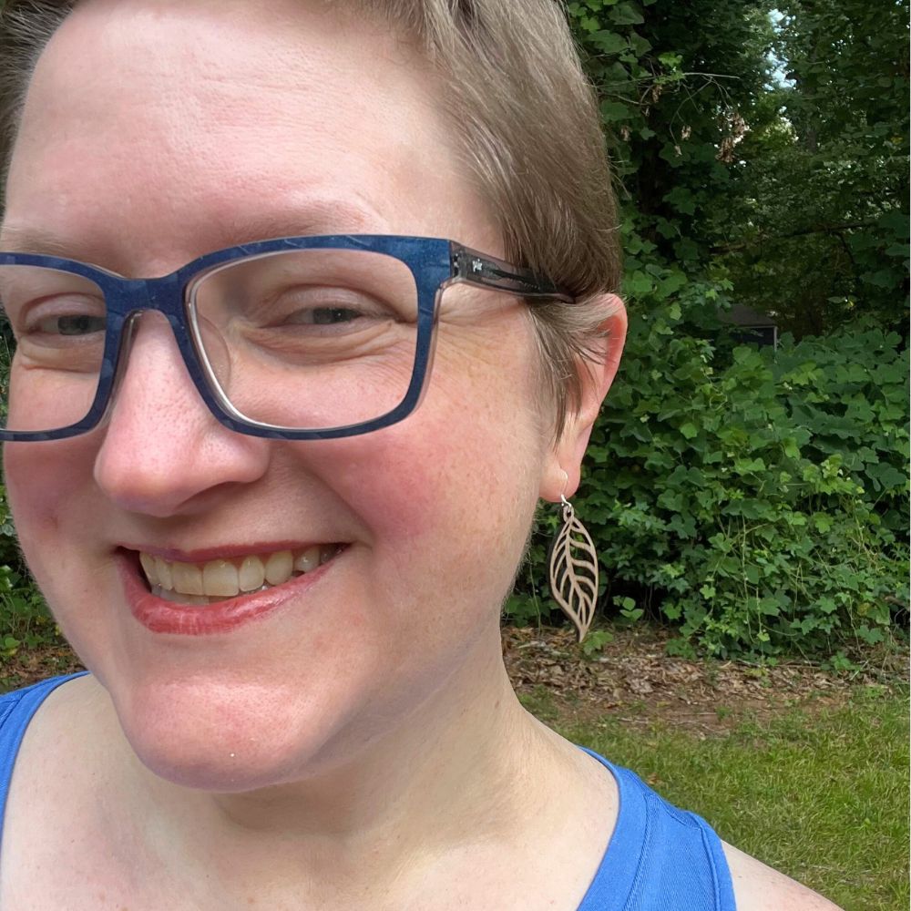 Leaf Cutout Pattern | Mahogany Wood Sterling Silver Earrings