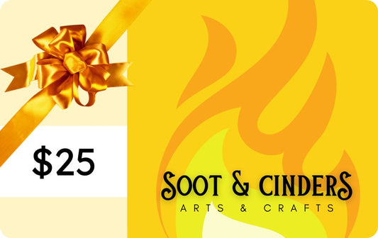 $25 gift card for Soot & Cinders