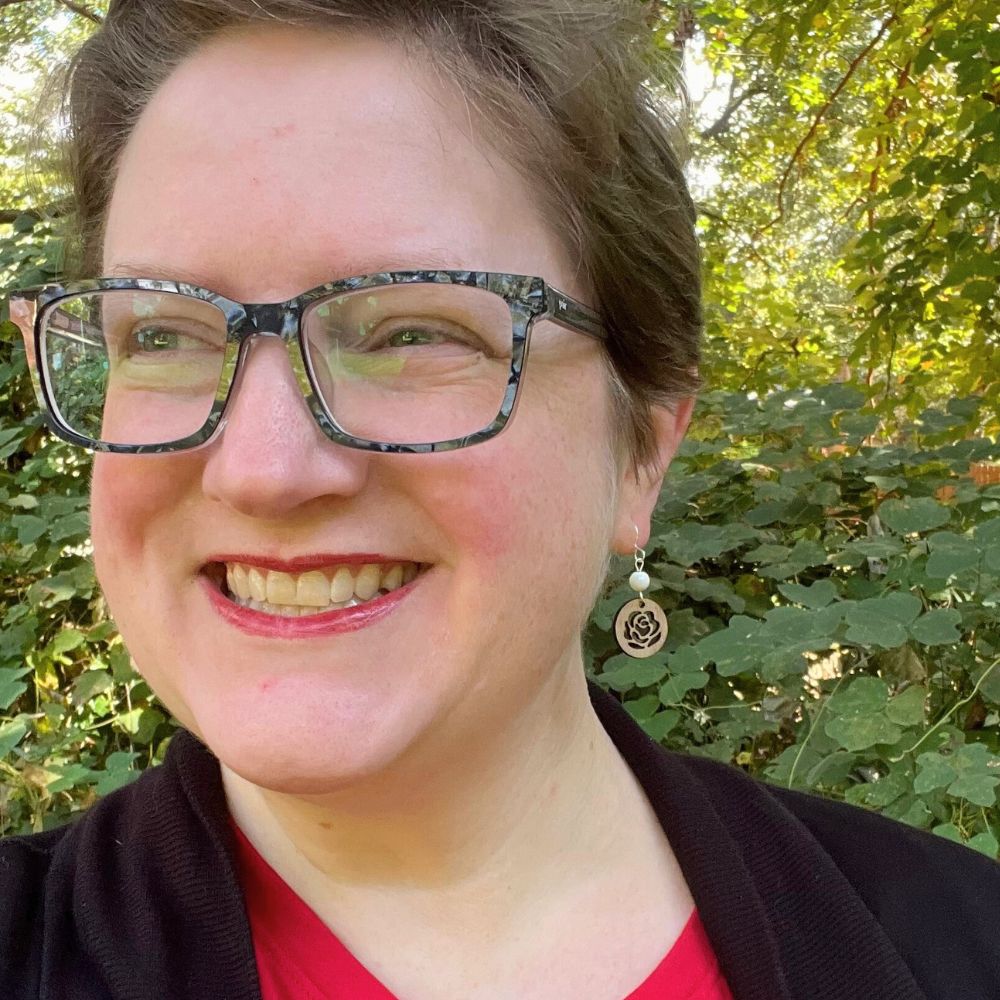 Pearl in the Garden (Mahogany, White Mother of Pearl, and Recycled Sterling Silver Earrings)